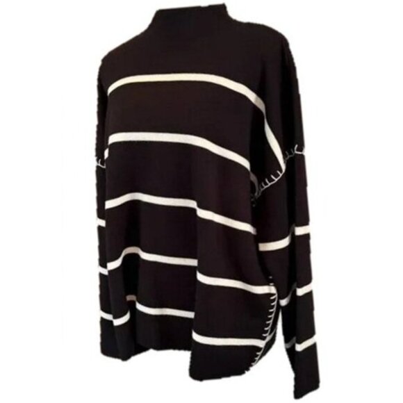 Investments Sweaters - Pull Over Sweater with Cute Stitching Detail